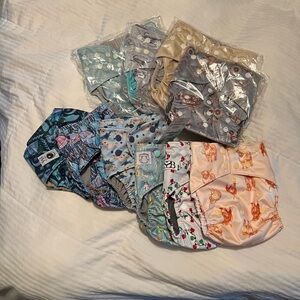 Assorted Pocket Cloth Diaper Bundle